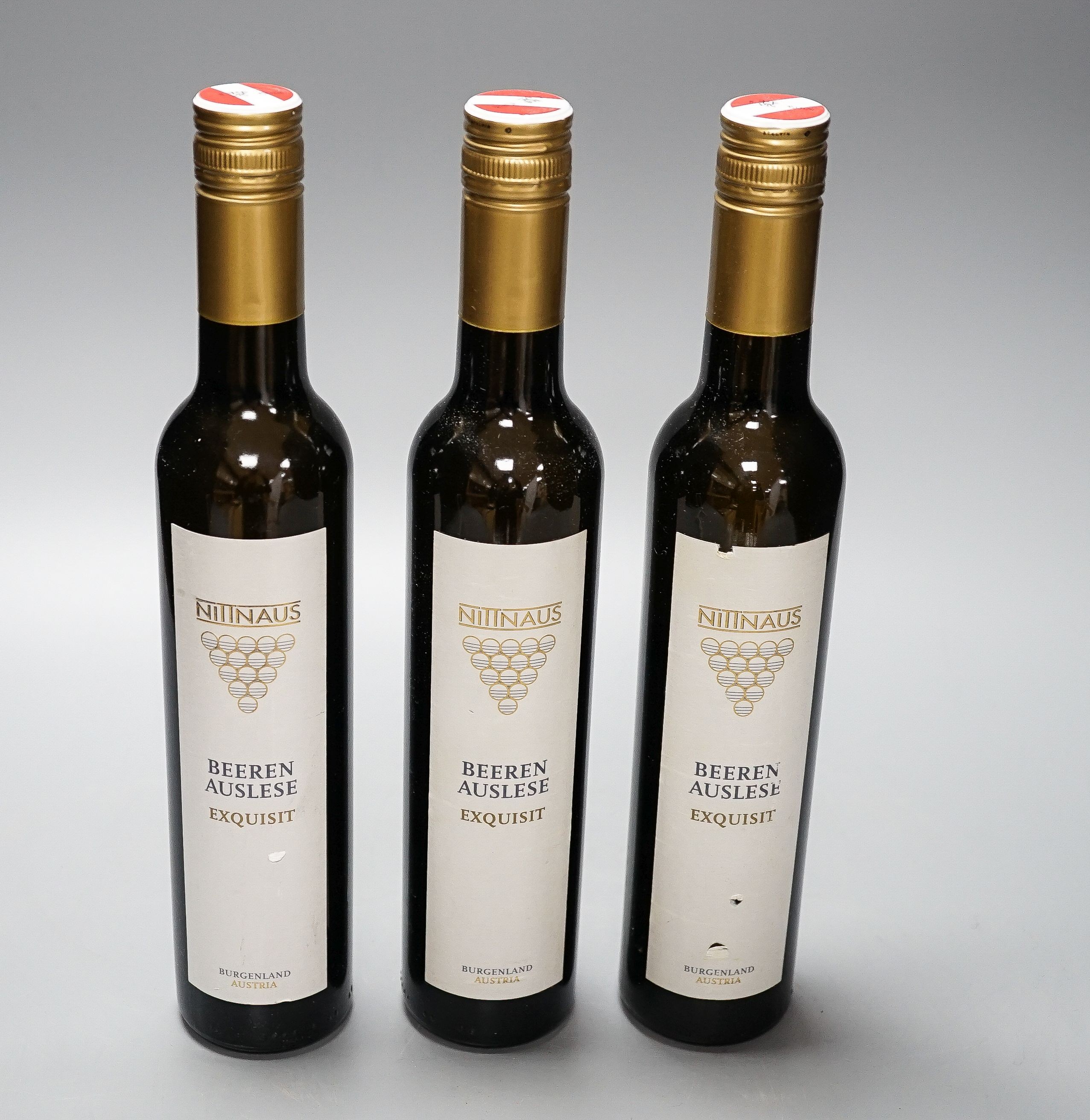 Six bottles of Weingut Hans und Christine Nittnaus Beerenauslesse Exquisit-Burgenland, 2017, 37.5cl.